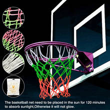 3X Luminous 20 Inches Standard Basketball Net Premium Glowing Net For Basketball Sports 2024 - buy cheap