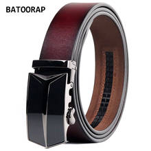 BATOORAP Fashion Cowboy Belt Designer Red Vintage Waist Dress Strap Male Genuine Leather Belts Mens Automatic Buckle BA-FGZ006 2024 - buy cheap