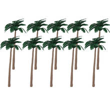 Model 20pcs Model Train Palmiers Forest Beach Scenery HO O Scale 12CM 2024 - buy cheap