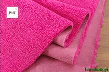 High-quality particle velvet composite suede fabric, imitation cashmere fur coat fabric 2024 - buy cheap