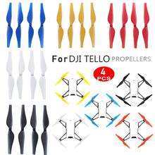 For DJI Tello Colorful Propeller Blade 2Pairs Drone Quick Release Replacement Props Spare Parts Wing Camera for DJI Tello Drones 2024 - buy cheap