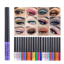 Colorful Liquid Eyeliner Pen Waterproof Fast Dry 12 Colors Eye Liner Pencil Smudge-Proof Eye Cosmetic Beauty Makeup Liquid TSLM1 2024 - buy cheap