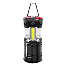 2-In-1 Portable COB Camping Lantern LED Torch Ultra Bright Portable Outdoor COB Hiking Lamp Camping Led Tent Light 2024 - buy cheap