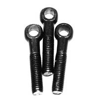 1pcs M16 M20 M24 eyelet bolts swing screws vine eye male screw perforated machine carbon steel 60mm-250mm length 2024 - buy cheap