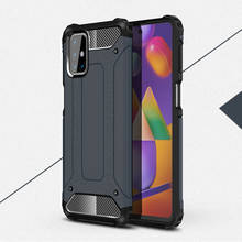 Caso armadura para samsung galaxy m31s caso m31 m30s m21 capa tpu & pc protetor traseiro telefone pára-choques para samsung galaxy m31s funda 2024 - compre barato