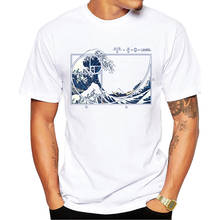TEEHUB Hipster The Great Fibonacci Wave Men T-Shirt Funny Math Printed Tshirts Short Sleeve Hot Tee Fashion Tops 2024 - buy cheap
