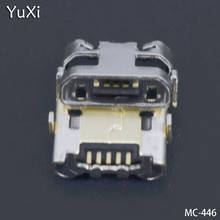 Yuxi 2-10 segundos para lenovo tab 3 7 "modelo za0r mini conector para carregamento micro usb, base para substituição 2024 - compre barato