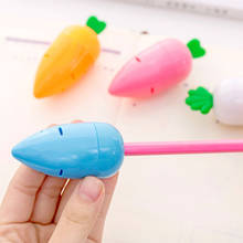 Pencil Sharpener Carrot Cute Cutter Portable for Kids Stationery School Classroom NOV99 2024 - compra barato