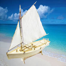 Modelo de velero a escala 1:70, kit de montaje de barco artesanal, barco de vela de madera clásico hecho a mano, juguetes para niños, regalo 2024 - compra barato