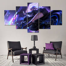 LOL Video Game Poster League of Legends Kda Akali Wall Picture for Living Room and Playroom Decor Sexy Canvas Painting Nice Gift 2024 - buy cheap