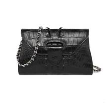 hongzhiyan  new European and American style real crocodile skin female women clutch bag solid color small square crocodile skin 2024 - buy cheap