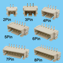 50Pcs/Lot XH2.54 2P-8Pin Connectors XH 2.54 mm Spacing Vertical Right Angle 2P/3P/4P/5P/6P/7P/8P SMD Socket Pin Header Terminals 2024 - buy cheap