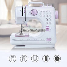 Portable Sewing Machine Mini Electric Household Crafting Mending Overlock 12 Stitches with Presser Foot Pedal Beginners 2024 - buy cheap