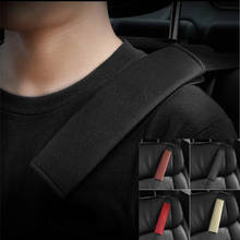 Car seat belt shoulder guard lengthened summer car safety belt cover female protective sleeve universal seat belt cover 2024 - buy cheap