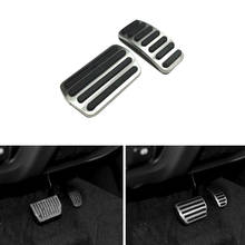 2pcs AT Car Accelerator Gas Brake Clutch Pedal Footrest Pedals Plate Cover For Volvo XC40 2013- 2015 2016 2017 2018 Accessories 2024 - buy cheap