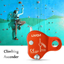 Lixada Climbing Protective Ascender 220LB Climbing Belay Device Rope Grip Outdoor Climbing Rigging 8-13MM Rope 2024 - buy cheap