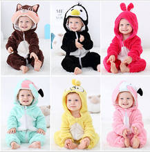 Newborn Romper Baby Boys Girls Jumpsuit Bebe Clothing Toddler Infant Pajamas Winter Baby Clothes Penguin Romper Baby Costume 2024 - buy cheap