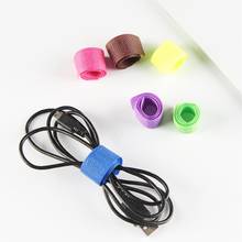 HiMISS Cable Wire Organizer Fastener Hook None Back To Back Nylon Cable Ties Reusable Cord Rope Holder Magic Sticker 2024 - buy cheap