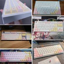 146 teclas XDA perfil PBT Macaron Keycaps tinte sublimación Keychron GH60 GK61 GK64 1XCB 2024 - compra barato