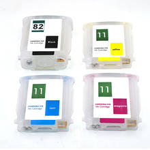 Cartucho de tinta recargable para impresora HP11 82, con Chip ARC, para HP Designjet 111, C4836A, C4837A, C4838A, C565A 2024 - compra barato