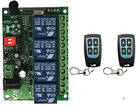 Receptor de sistema de interruptor com controle remoto sem fio, 12v, 24v, 4 canais, rf, transmissor à prova d'água, 315/433.92 mhz, porta de garagem/lâmpada - especificações Receptor de sistema de interruptor com controle remoto sem fio, 12v, 24v, 4 canais, rf, transmissor à prova d'água, 315/433.92 mhz, porta de garagem/lâmpada - especificações