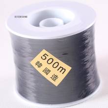 500m Black DIY Crystal Beading Stretch Elastic Thread Cord Rectangle Beading Wire Cord String for Jewelry Making N042 2024 - buy cheap