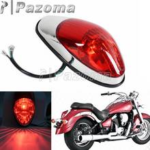 Lámpara de freno trasero para motocicleta, luz trasera de 12V para Honda Shadow Aero Kawasaki Vulcan Yamaha v-star Suzuki 2024 - compra barato