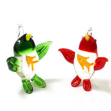 Hanging Glass Penguin Miniature Figurine Christmas Pendant Festival Party Ornaments Supplies Home Fairy Garden Decor Accessories 2024 - buy cheap