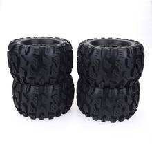 4PCS 125mm 1/10 Monster Truck Tire & Wheel Hex 12mm For Traxxas Tamiya Kyosho HPI HSP Savage XS TM Flux LRP 2024 - buy cheap