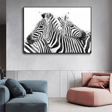 Black And White Line Canvas Art Paintings On The Wall Abstract Zebra Animals Wall Posters And Prints Cuadros Pictures Home Decor 2024 - buy cheap