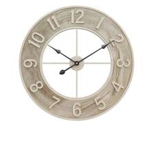 Relógio de parede 3d grande criativo, relógio retrô de madeira e metal, decoração de casa para sala de estar, presente para decoração de casa fz988 2024 - compre barato