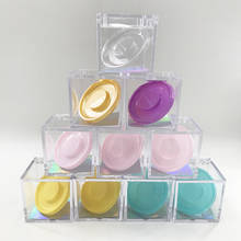 Caja de pestañas cubo con cartón cuadrado láser con herramienta de maquillaje redonda para pestañas largas de 8mm-27mm, venta al por mayor 2024 - compra barato