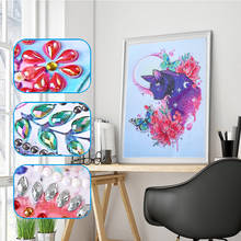 Special Shaped Diamond Painting Butterfly Cat Fairy Modern Pattern DIY Cross Stitch Kits Crystal Arts Home Decoration 2024 - buy cheap