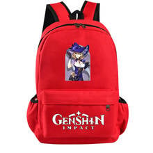 Game Genshin Impact Venti Paimon Klee Keqing Backpack High Capacity Fashion Student Schoolbag Knapsack Cosplay Travel bag Gift 2024 - buy cheap