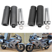 Motorcycle Black Carbon No Cut Frame Sliders Crash Falling Protection For Yamaha FJR1300 FJR 1300 2006 2007 2008 2009 2010 2011 2024 - buy cheap
