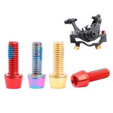 6pcs M6*18mm M6*20mm Bolt for Disc Brake Caliper Clamp MTB Bike Bicycle Screw Crank Lock Bolts Disc Brake Screws for Road 2024 - buy cheap