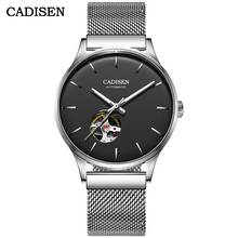 2021 New Tourbillon CADISEN DESIGN Men's Watches Mechanical Watch For Men Automatic Watch Men Top Brand Luxury Wrist Watch Mens 2024 - buy cheap