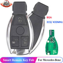 KEYECU-llave remota automática compatible con NEC y BGA, llave inteligente Fob de 3 botones, 315MHz/ 433MHz, para Mercedes Benz 2000 + año KYDZ 2024 - compra barato