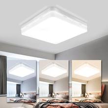 Painel de luz led, ultrafino, quadrado, 18w, 24w, 36w, ac 85-265v, luminária de teto com superfície branca fria, para cozinha 2024 - compre barato