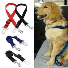 Pet Dog Cat Car Seat Belt For Accessories Goods Animals Adjustable Harness Lead Leash Small Medium Travel Clip Pet Safety Belt 2024 - buy cheap