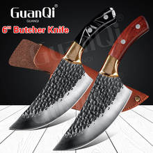 Forged Stainless Steel Butcher Knife Outdoor Hunting Knife Handmade Forged Kitchen Knifes Chef Knife Boning Knife Meat Cleaver 2024 - buy cheap