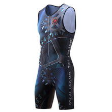 Mono sin mangas con pantalones cortos de Gel para hombre, Conjunto de Jersey de ciclismo, traje de triatlón para hombre, Kit de ropa de bicicleta de carretera, 2021 2024 - compra barato