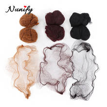 Nunify-rede para cabelo, 5mm, náilon, invisível, descartável, para dança, balé, snoods, rede para pão, borda elástica, malha 2024 - compre barato