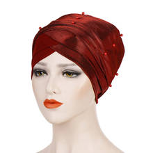Indian Women Hijab Turban Hat Head Scarf For Caps Ready To Wear Women Head Scarf Under Hijab Bonnet Hijab Scarf Turban 2024 - buy cheap