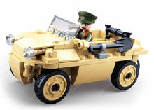Figuras de construcción del ejército militar, 103 piezas, Segunda Guerra Mundial, Jeep anfibio, SWAT, soldados, armas, bloques de construcción, Cuerpo de Marines, juguete, regalo 2024 - compra barato