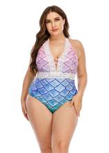 Sexy Bikinis Women Swimwear High Waisted Bathing Suits Mermaid Push Up Beachwear One Piece Swimsuit Biquinis Plus Size 5XL 2024 - buy cheap