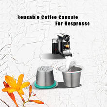 Cápsulas de café Nespresso de acero inoxidable, rellenables, filtro de café reutilizable, 10 Uds. 2024 - compra barato