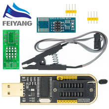 1PCS CH341A 24 25 Series EEPROM Flash BIOS USB Programmer Module + SOIC8 SOP8 Test Clip For EEPROM 93CXX / 25CXX / 24CXX 2024 - купить недорого