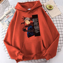 Jujutsu-Sudadera con capucha para hombre, prenda deportiva masculina de estilo Hip Hop, Harajuku, con diseño de dibujos animados de Anime japonés, a la moda, Itadori, Yuuji, 2021 2024 - compra barato