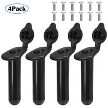 2/4 PCS Kayak Fishing Rod Holders with Cap Cover Plastic Flush Mount Fishing Rod Holder Boat Fishing Tackle Accessory Tool 2024 - buy cheap